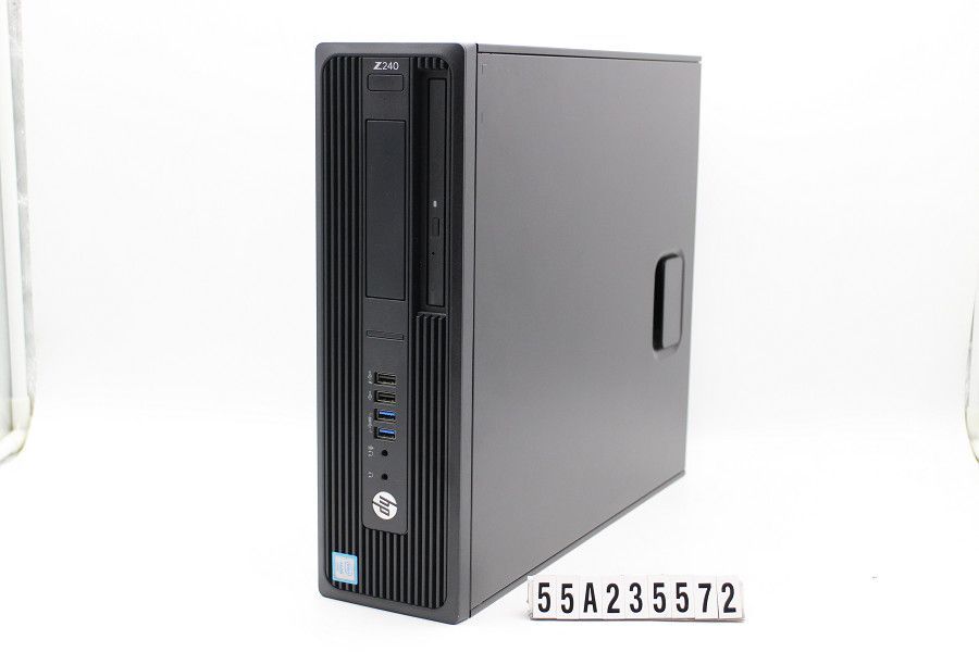 hp Z240 SFF Xeon E3-1225 v5 3.3GHz/16GB/128GB(SSD)+500GB/Multi/RS232C/Win10/FirePro  W2100 【55A235572】 - ワークステーション