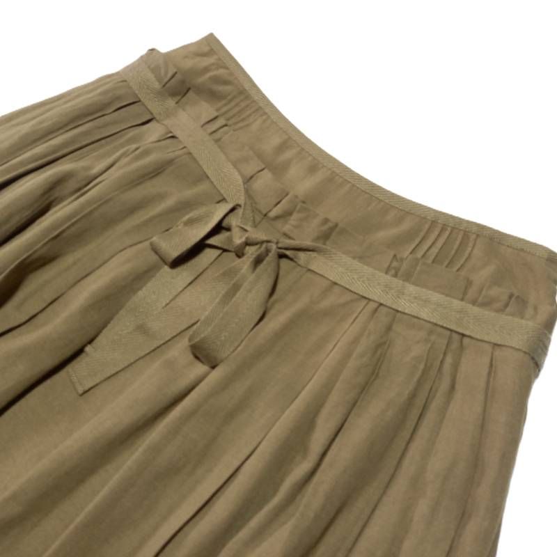 バーバリー ブルーレーベル プリーツスカート カーキ 38サイズ
