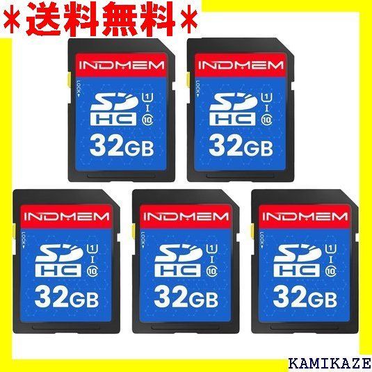 ☆大人気_Z033 INDMEM SDカード 32GB 5枚セットSDHC U s10 高速 Full