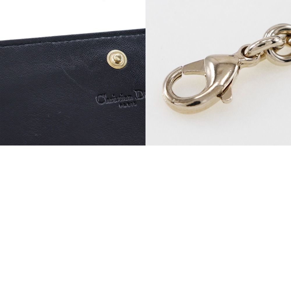 【VIPセール】DIOR （ディオール）BOBBY チェーンウォレット ディオール レディディオール カナージュ レザー チェーン