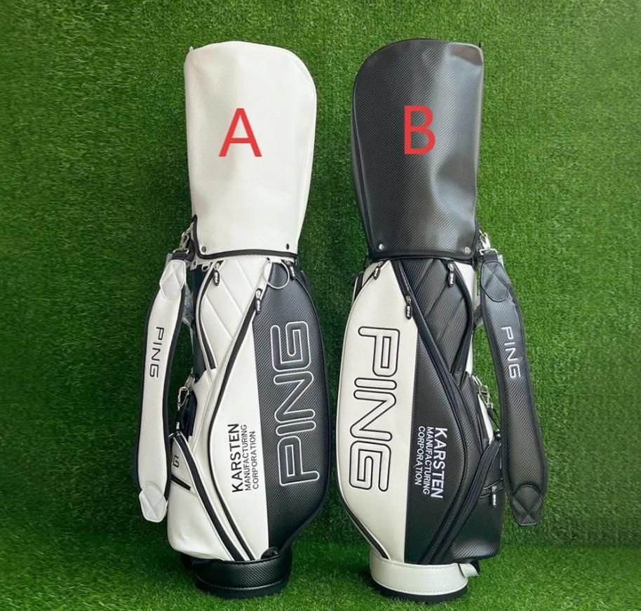 PING ゴルフ キャディバッグ PU スポーツバッグ 大容量 ゴルフバッグ 選択