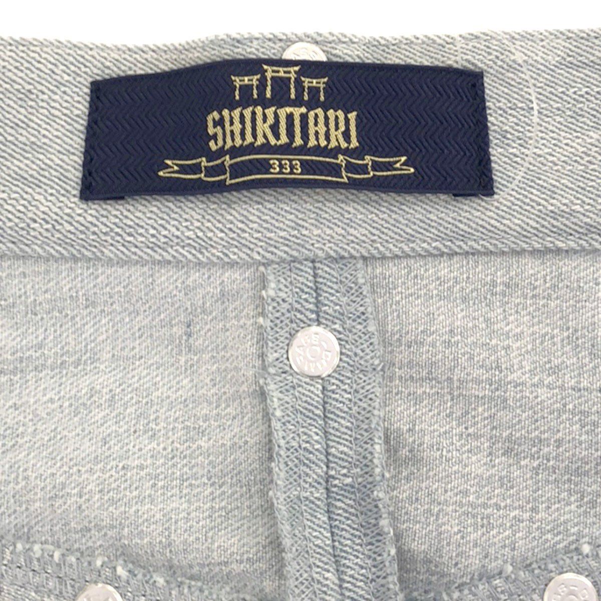 SHIKITARI シキタリ　STUDDED DENIM PANTS STUDDED DENIM PANTS【BLACK】 | SHIKITARI