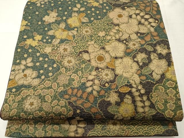 平和屋着物○両面 全通柄 京袋帯 辻が花 CAAU1077yk - メルカリ
