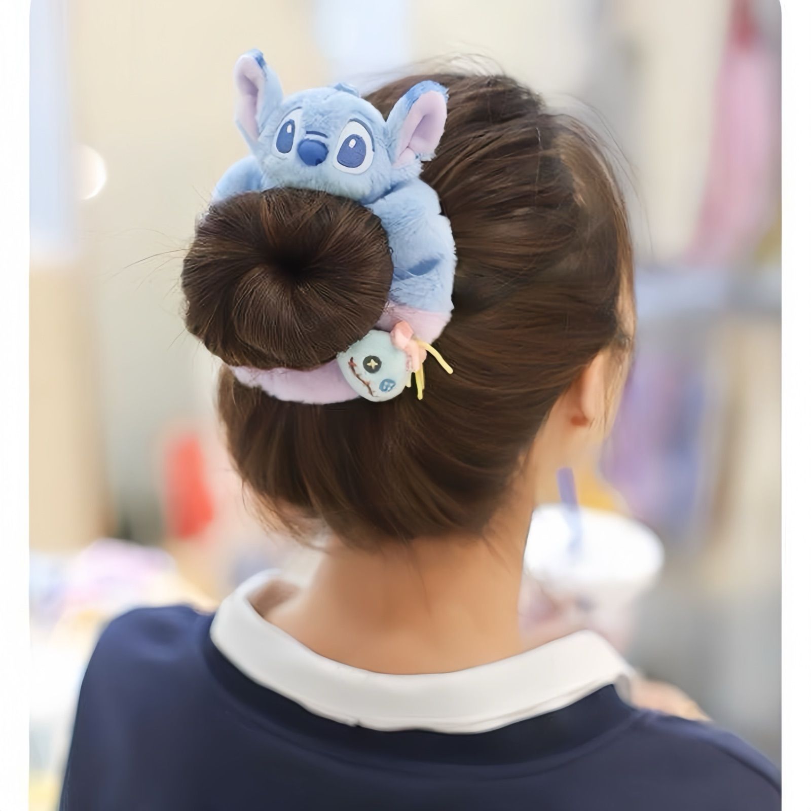 新品未使用 スティッチ stitch スクランプ シュシュ ヘアゴム