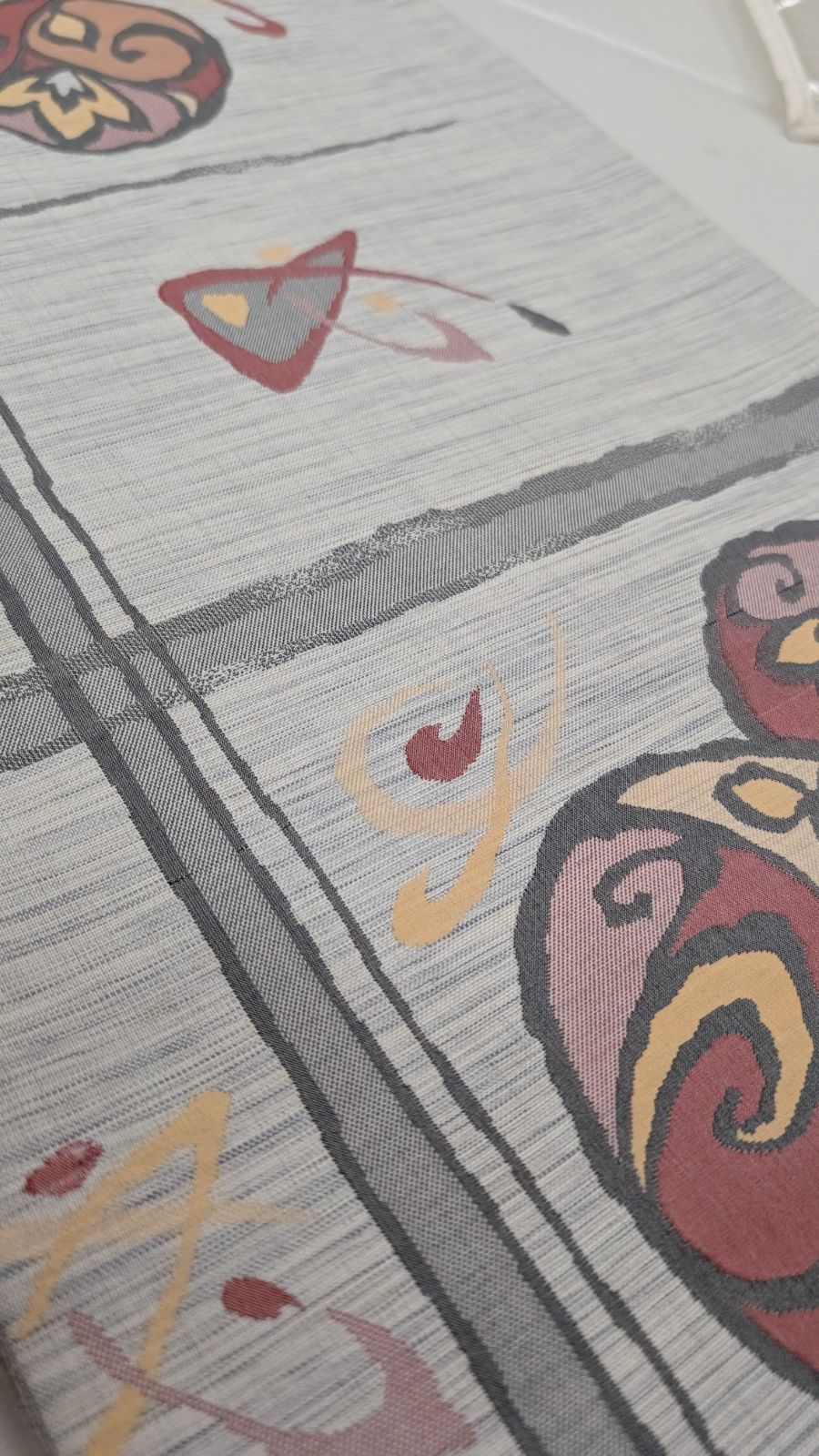 白 袋帯 おしゃれ 袋帯 振袖用 おしゃれ用 艶やか 型押 白 袋帯 日本