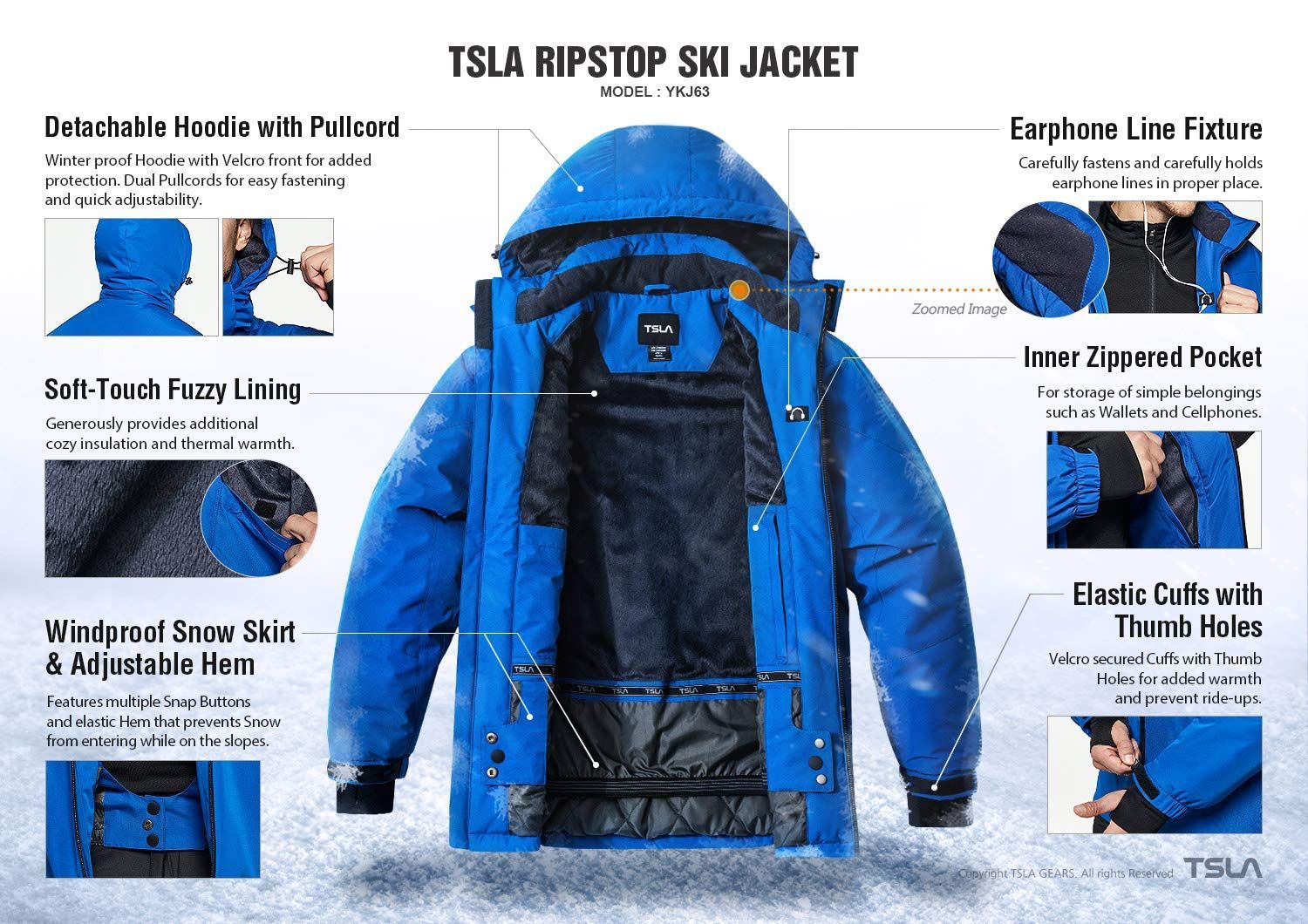 人気商品】防寒着 スノーボード スキー [防風・防水・保温] アウトドア