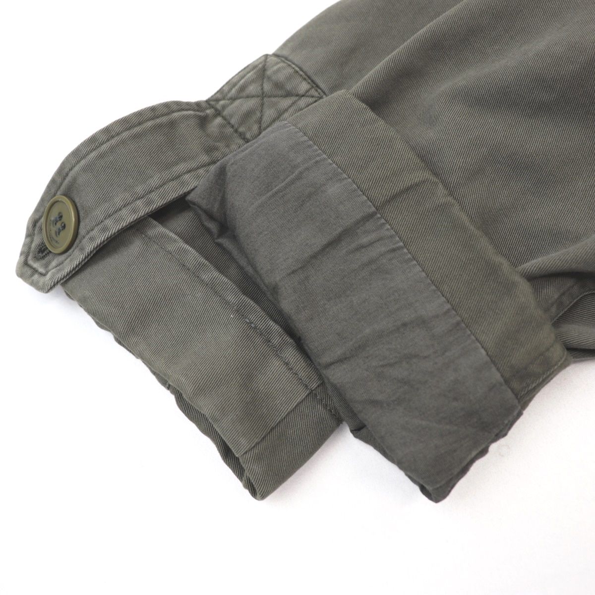 サンローランパリ 14AW レザースタッズ切替 ミリタリージャケット