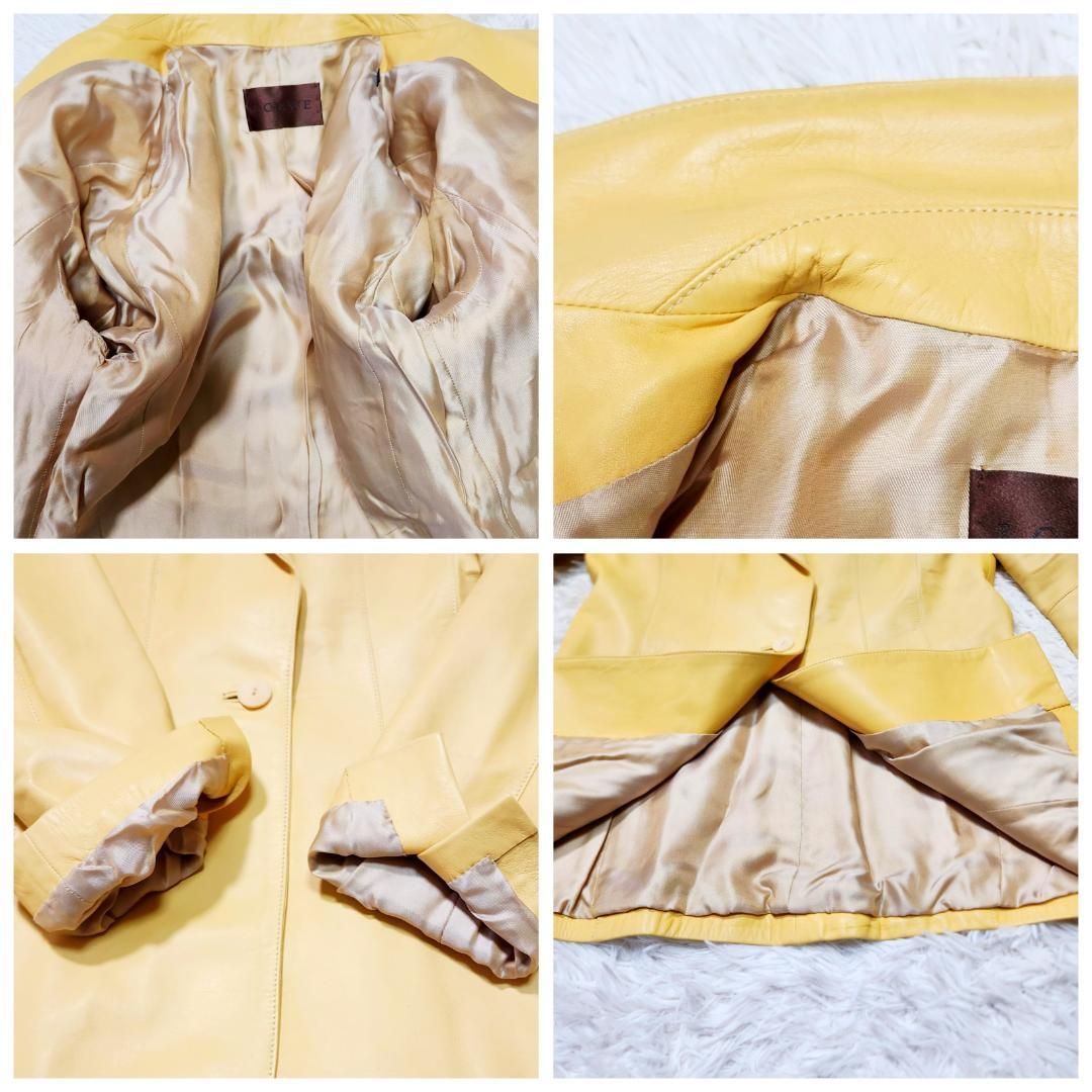 とろけるレザー】ロエベ セットアップ スーツ ラムレザー 40 L  