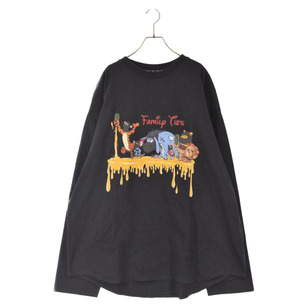 cvtvlist (カタリスト) HONEY GANG POOH LONG SLEEVE T-SHIRT ハニーギャング 長袖Tシャツ ブラック  2101090303 - メルカリ