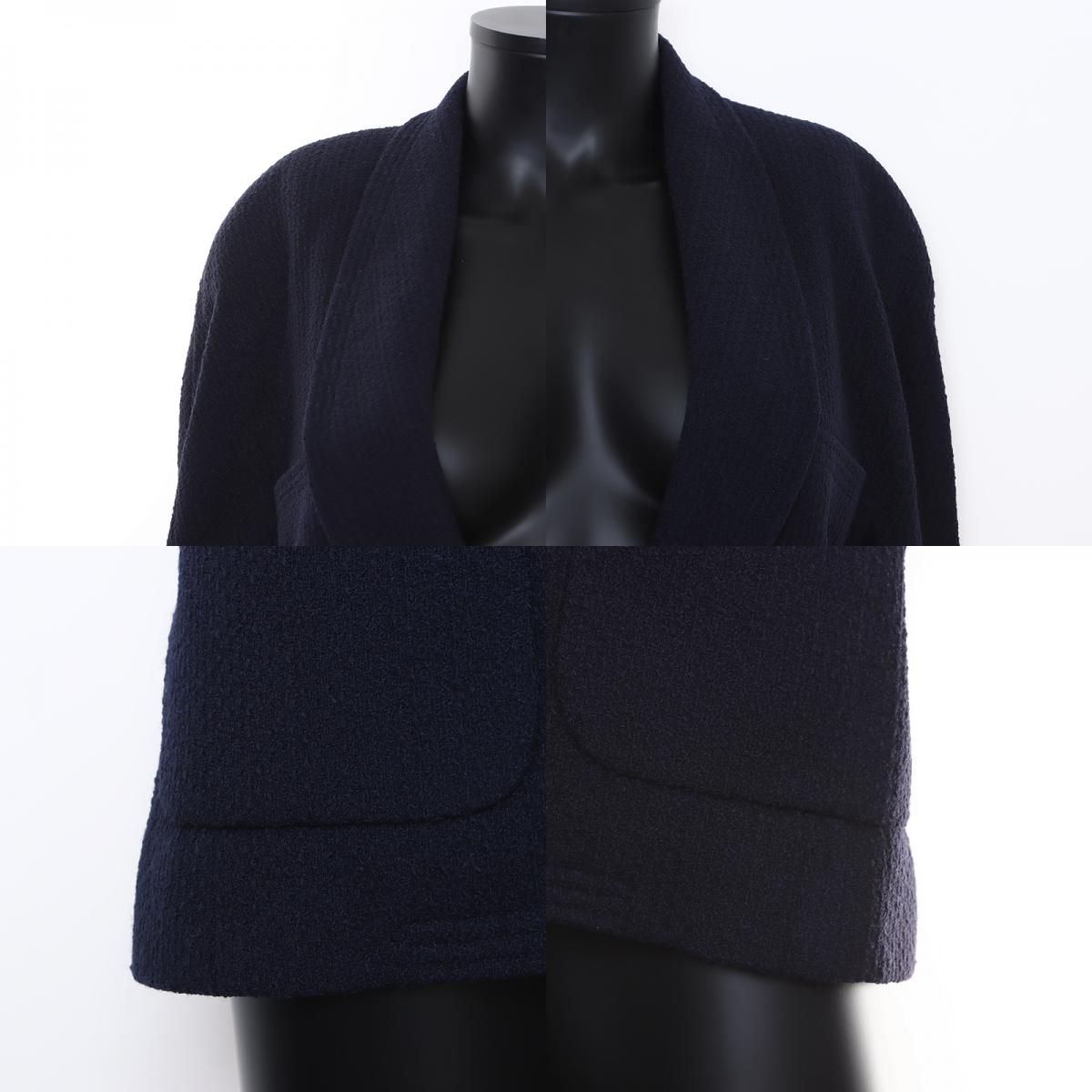 CHANEL シャネル セットアップ size 36 ツイード ココマーク ボタン  