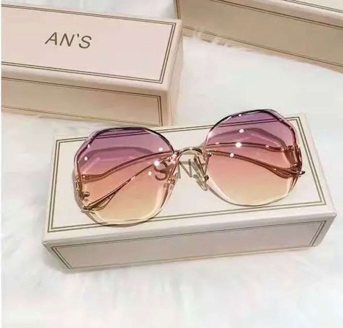 良品　Dior サングラス　ヴィンテージ　グラデーション　パープル　ピンク　希少 正規 浜崎あゆみ着 Dior グロッシー ロゴサングラス パープル