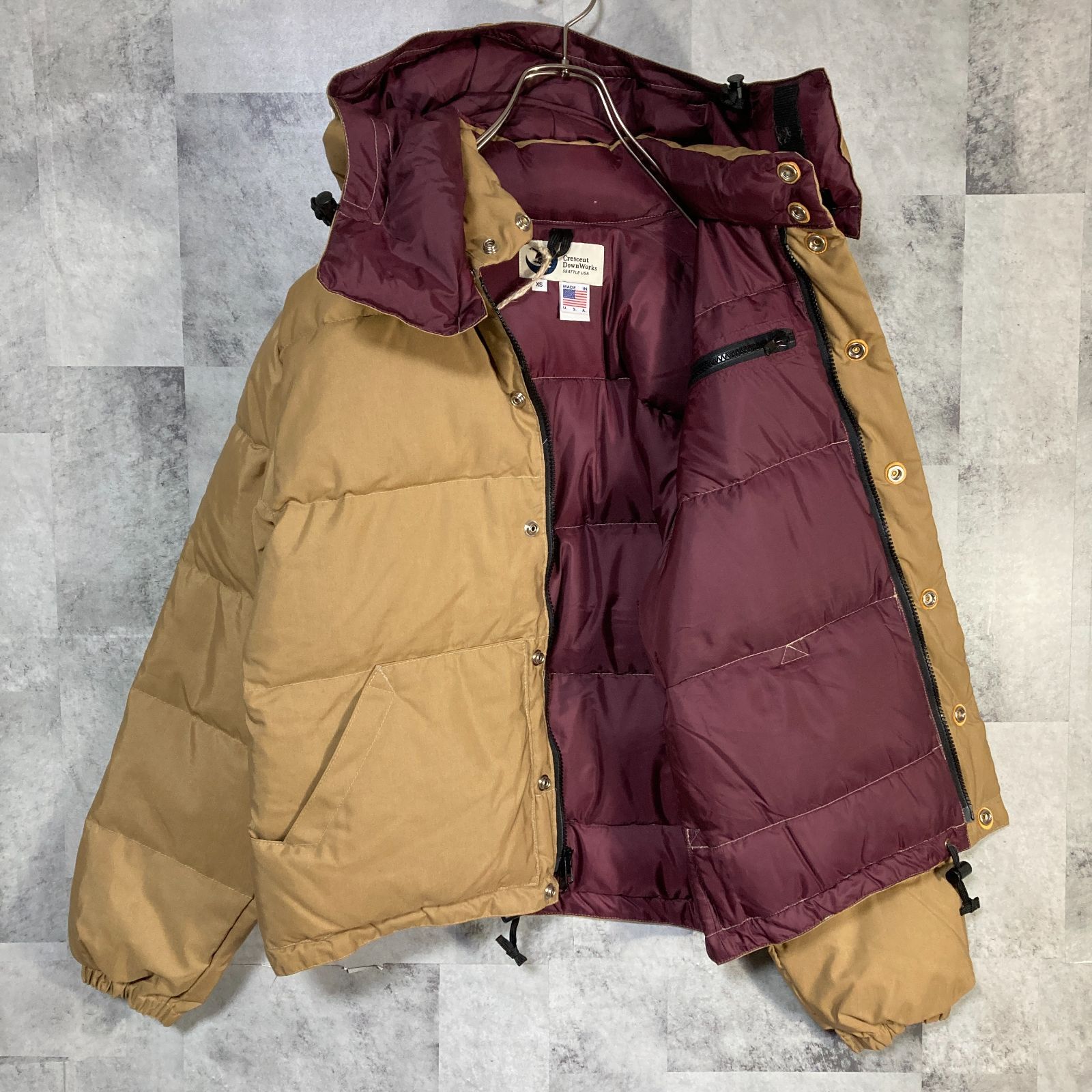 USA製 Crescent Down Works クレセント ダウン ワークス フーディー 