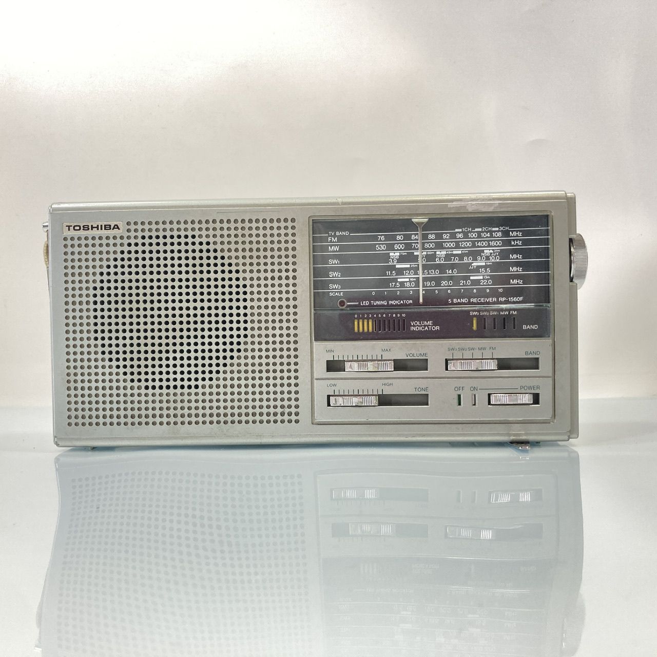 東芝　ラジオ　RP-1550F　動作品 ラジオ日米戦：Radio 東芝 TOSHIBA TRY-X RP-1500F vs AFN Tokyo