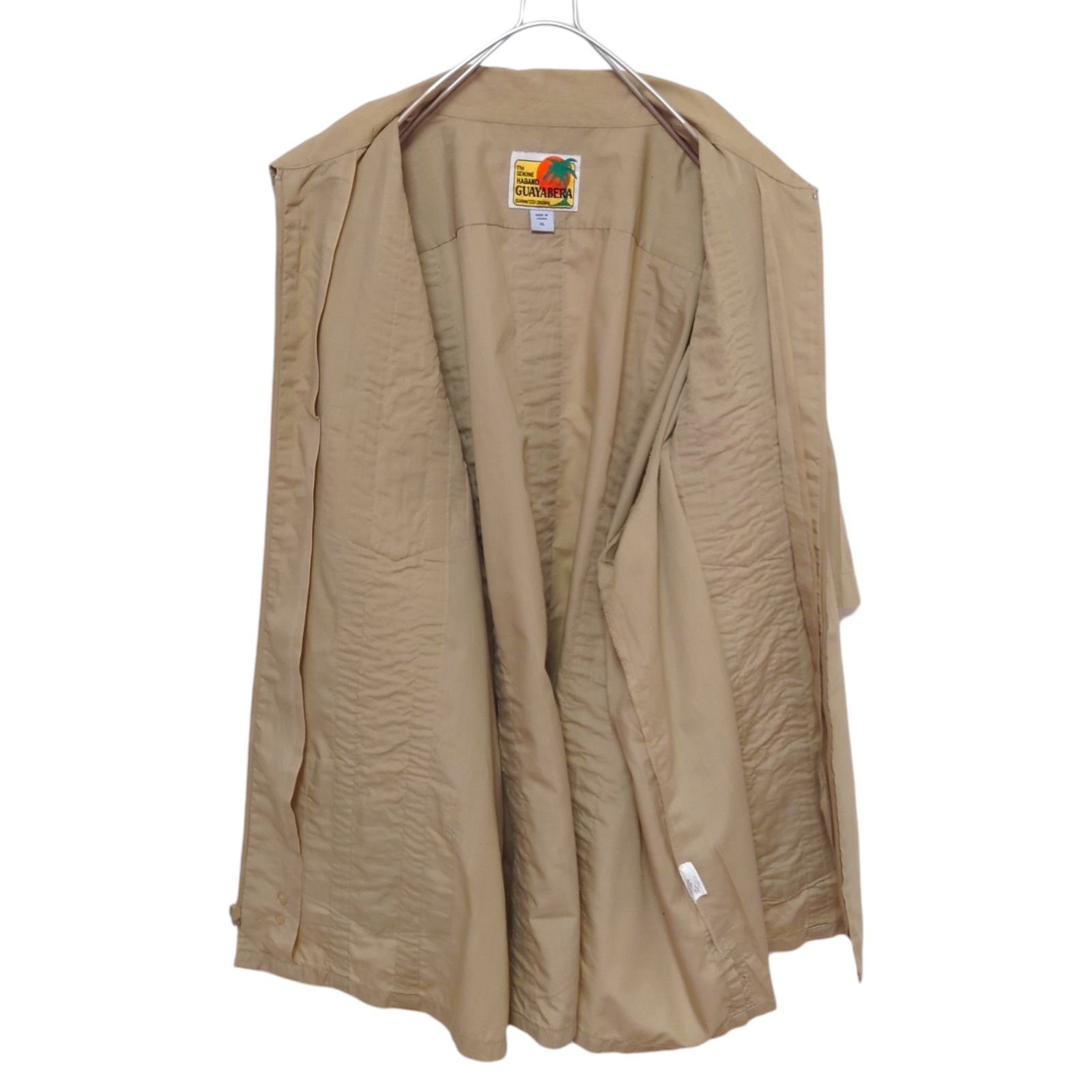 The GENUINE HABAND Guayabera】ジップアップ 刺繍入りキューバ