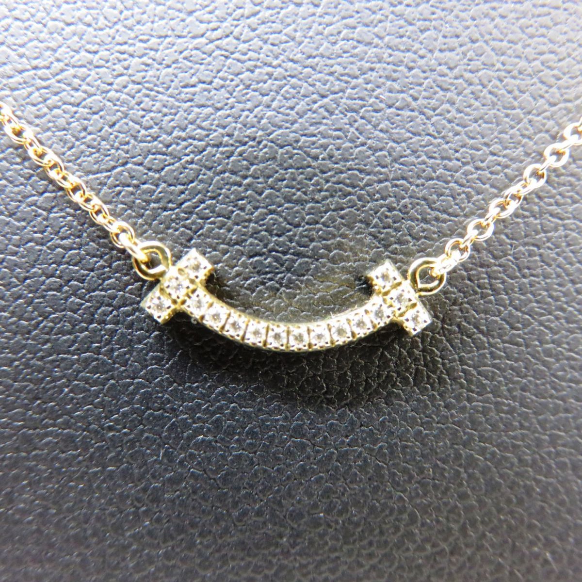 TIFFANY&Co. ティファニー Tスマイル ペンダント ミニ K18YG