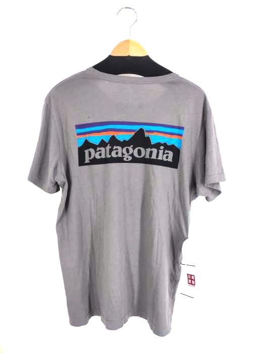 パタゴニア patagonia ロゴプリントロングスリーブTシャツ メンズ メルカリShops