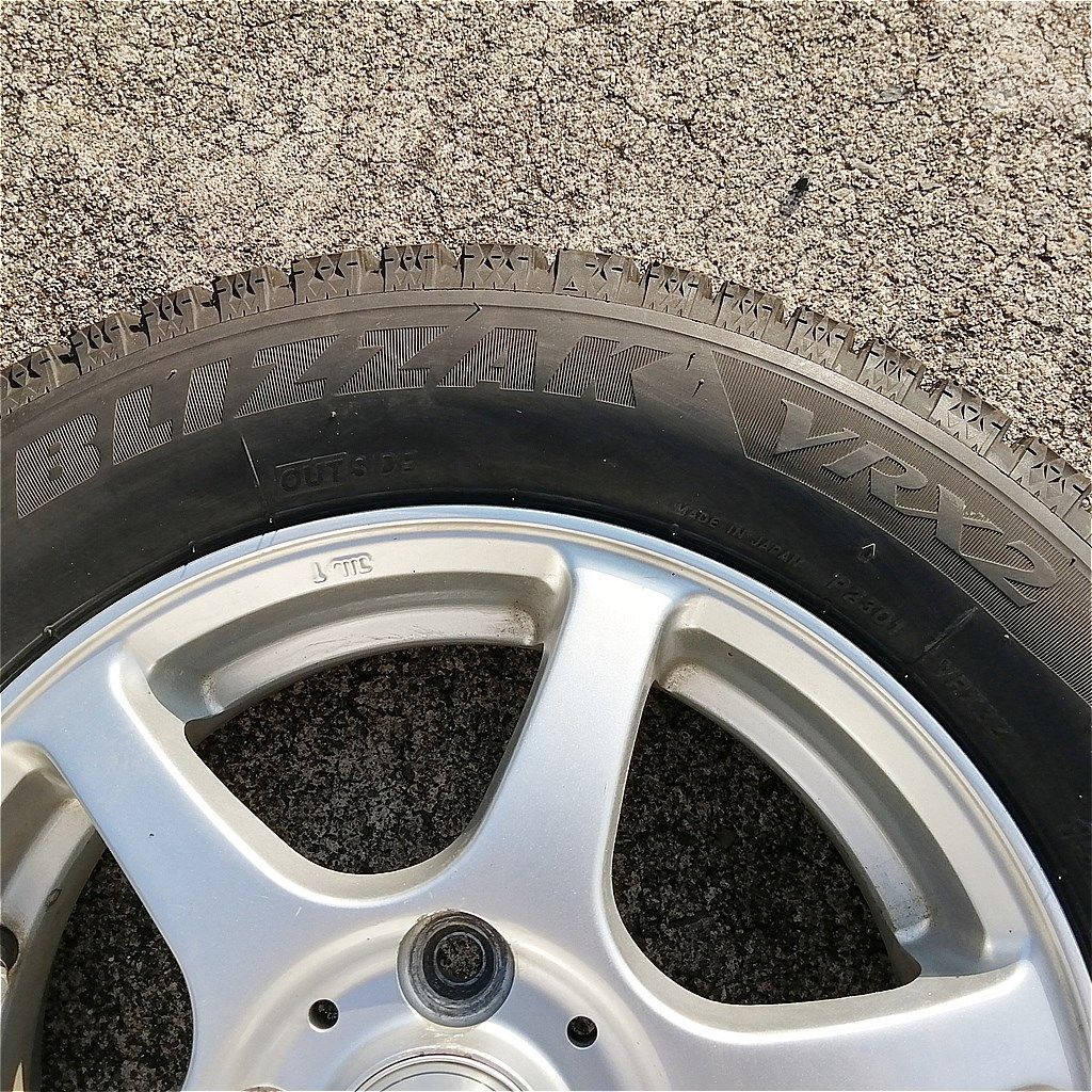 スタッドレスタイヤ付 155