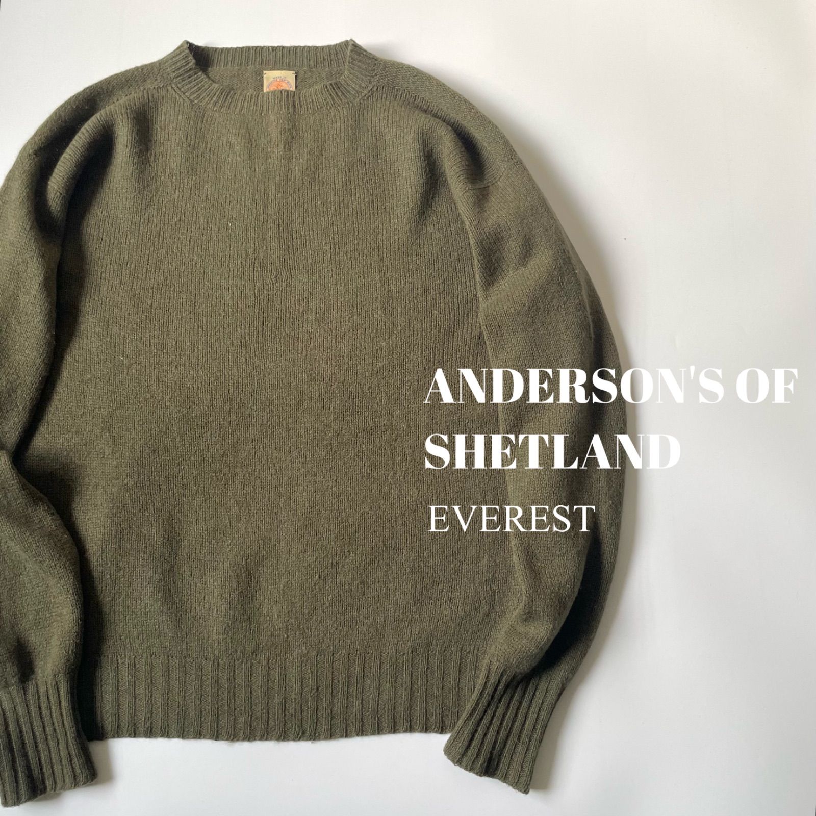 Anderson's of shetland エベレストニットビームス