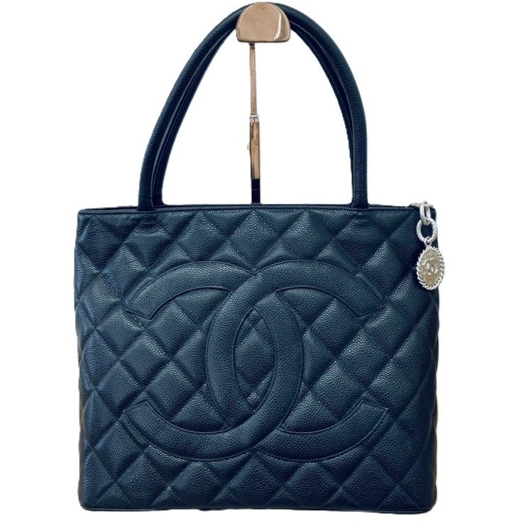 ♪CHANEL シャネル 復刻トートバッグ ブラック かばん