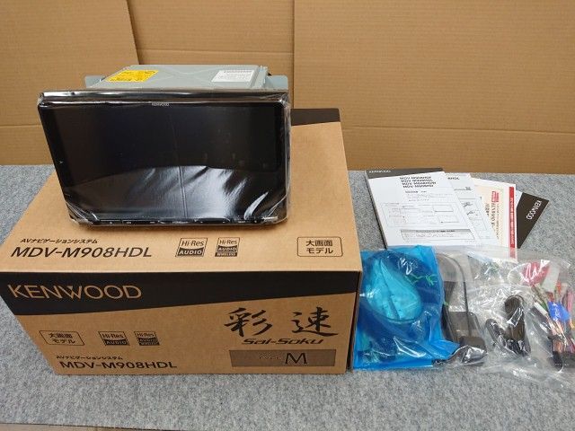 ケンウッド 彩速ナビ MDV-M908HDL 9V型 カーナビ 地デジ Bluetooth内蔵 メモリーナビ TYPE M