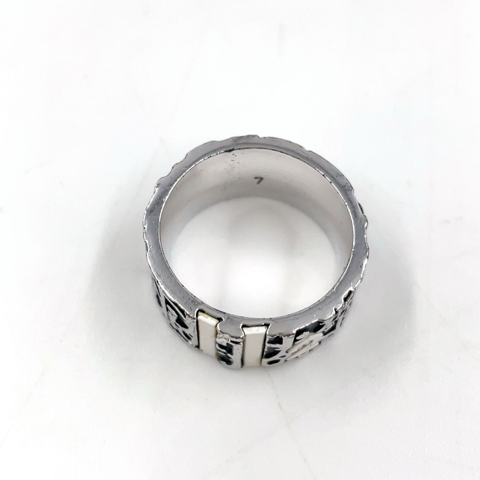 ！極美品！　DIOR トロッター　リング　ブラック　シルバー　50oo 楽天市場】【送料無料】 クリスチャン ディオール リング シルバー