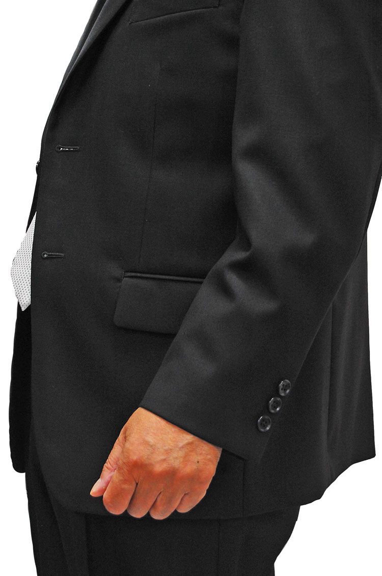 メンズフォーマルスーツ スーパーブラックフォーマルスーツ 冠婚