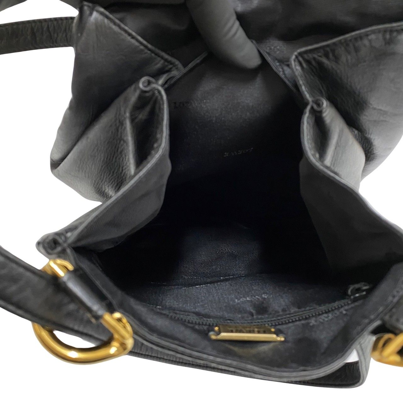 極 美品 希少品 LOEWE ロエベ アナグラム ロゴ ナッパレザー 本革 2way