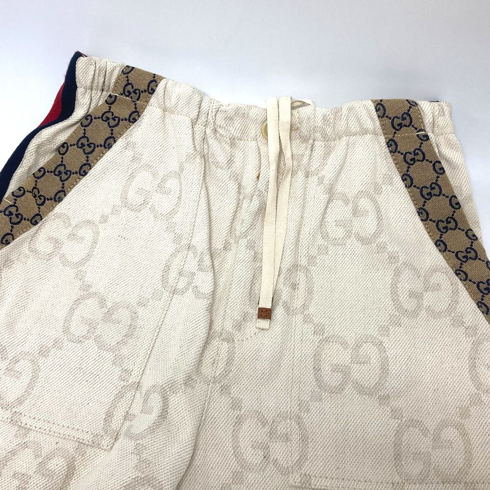 GUCCI グッチ ショートパンツ シェリーライン GG ジャガード 中古・古着通販】GUCCI (グッチ) GGシェリーラインパンツ サイズ:S