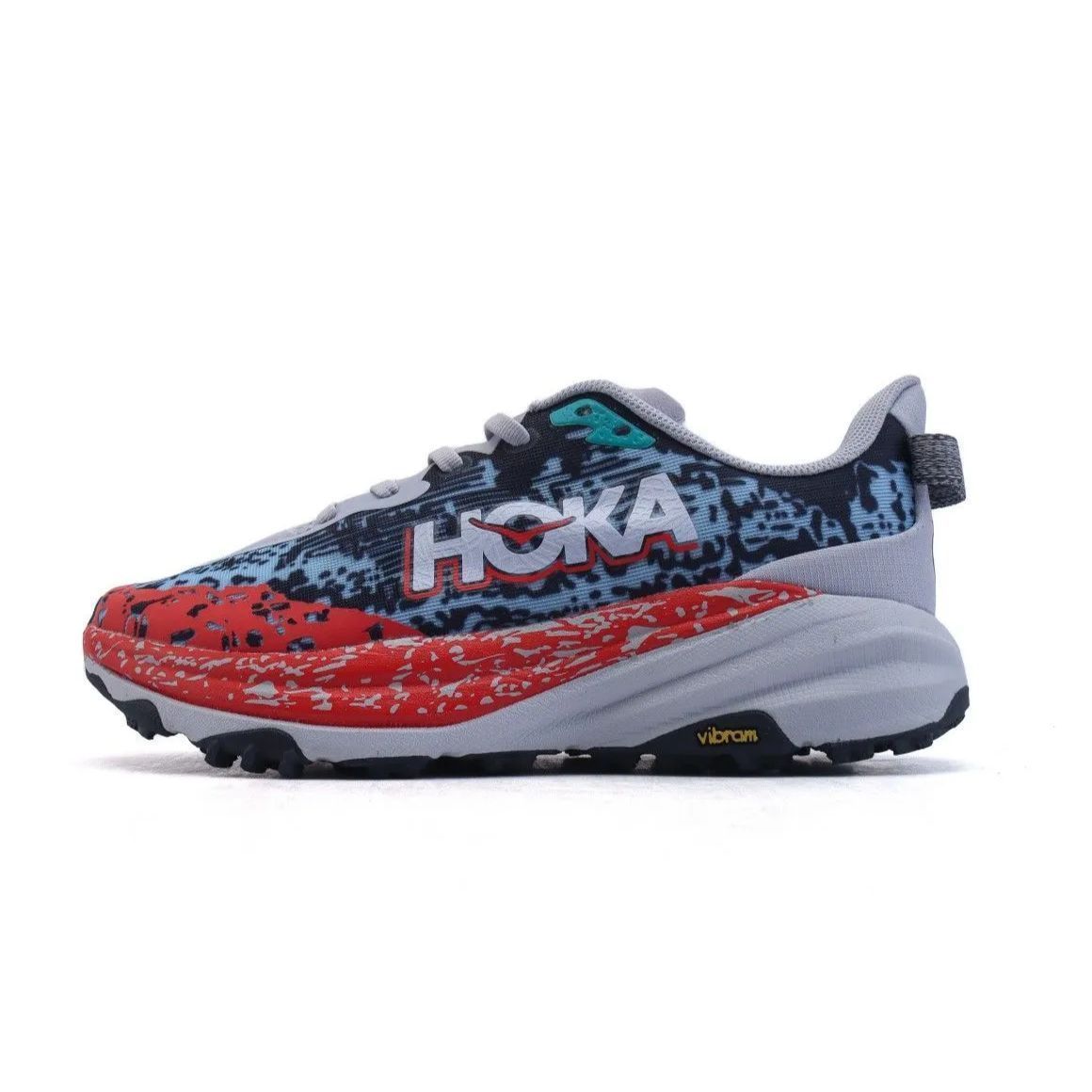 HOKA ONE ONE ホカ オネオネ M SPEEDGOAT 6 Gull|Stormy Skies スピードゴート6 厚底 トレイルランニングシューズ ビブラムソール