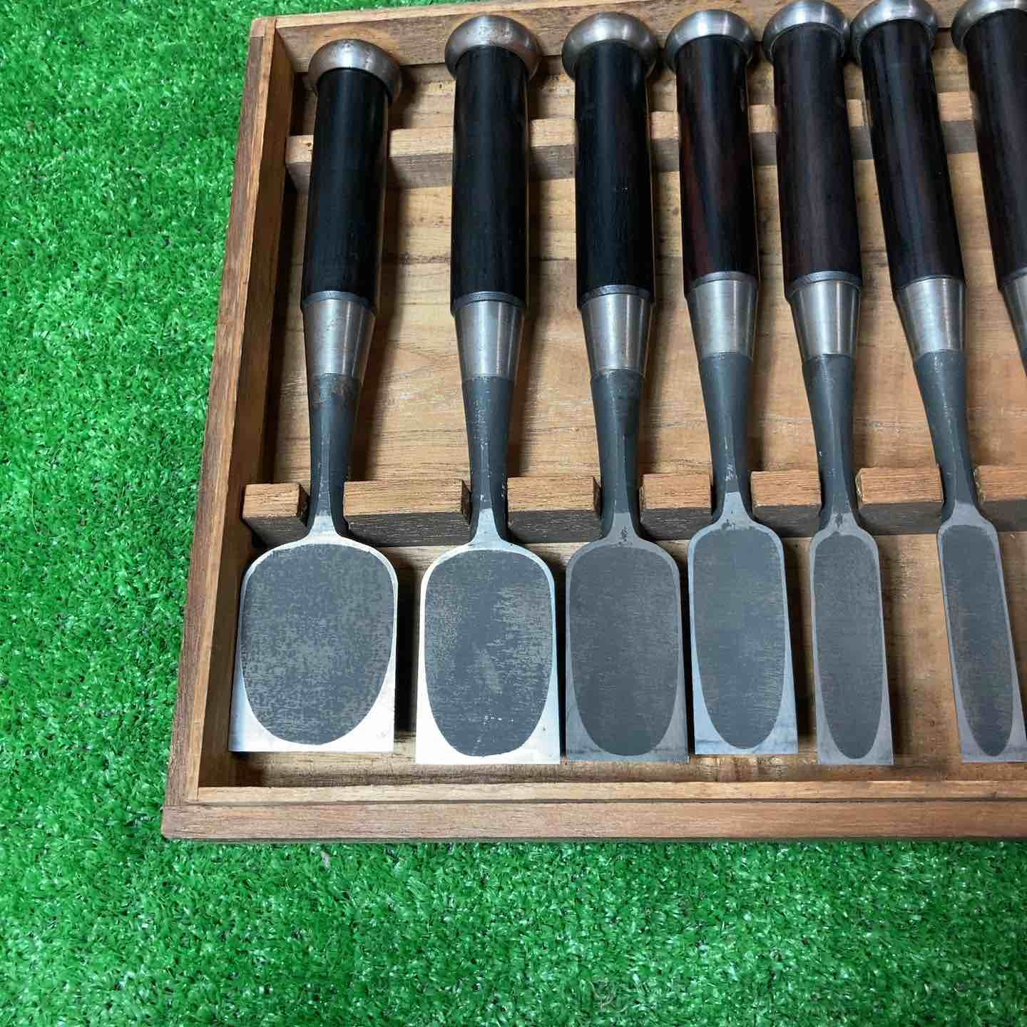 圓山五郎作 孝弘 十本組鑿 在銘 黒檀柄 岩槻店 HRDEVELOPMENT_JP