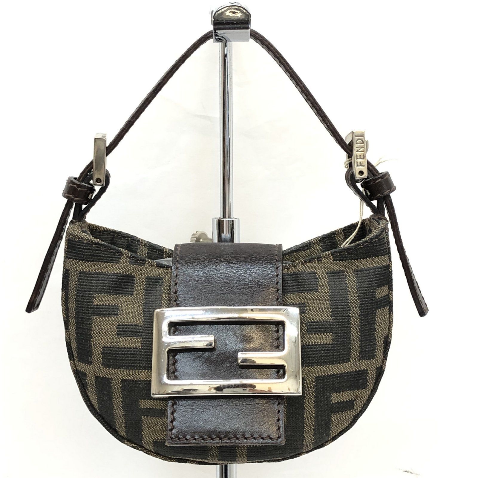 FENDI フェンディ ミニハンドバッグ 26673 ミニクロワッサン - USED