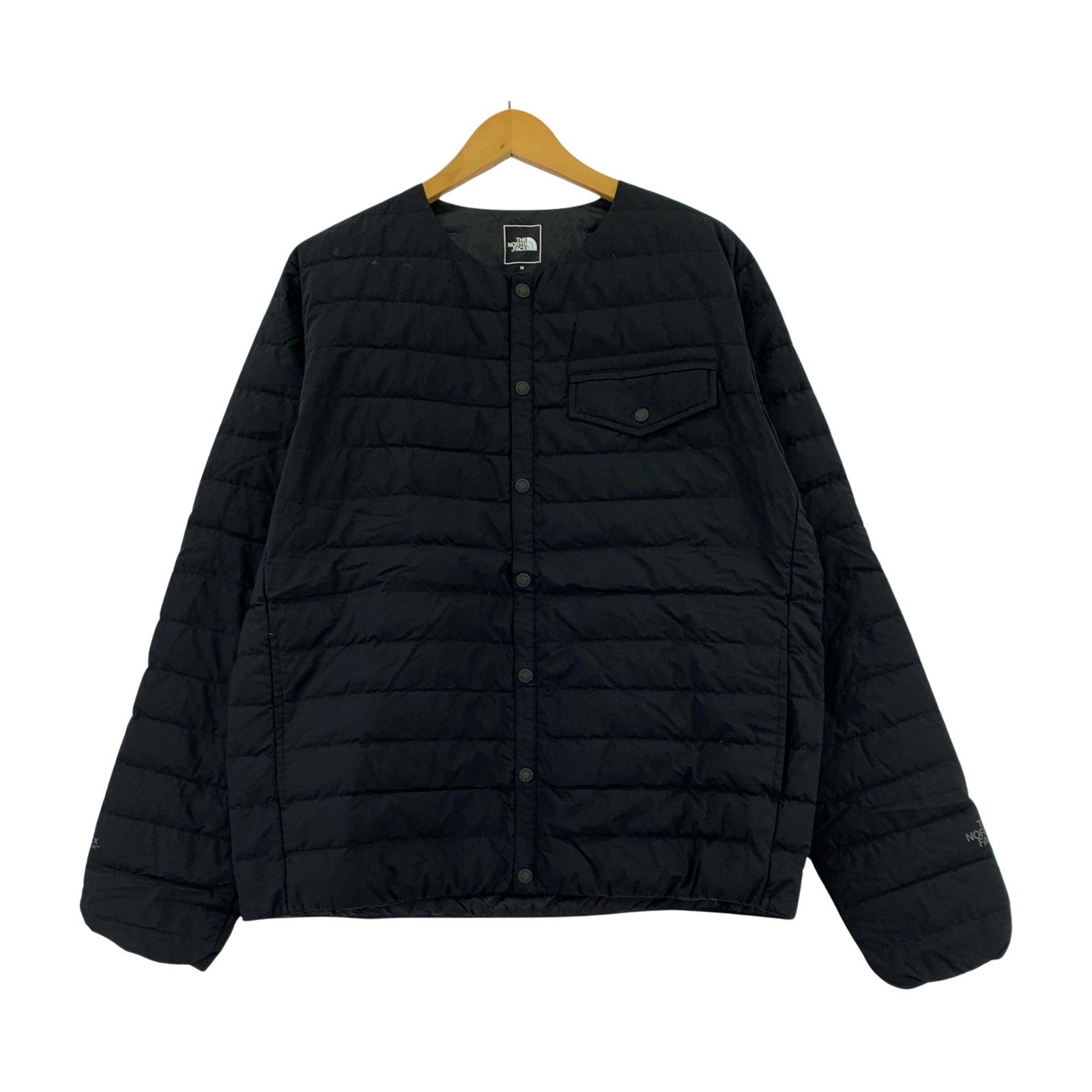 THE NORTH FACE ｳｨﾝﾄﾞｽﾄｯﾊﾟｰｾﾞﾌｧｰｼｪﾙｶｰﾃﾞｨｶﾞﾝ ﾌﾞﾗｯｸ M THE NORTH FACE