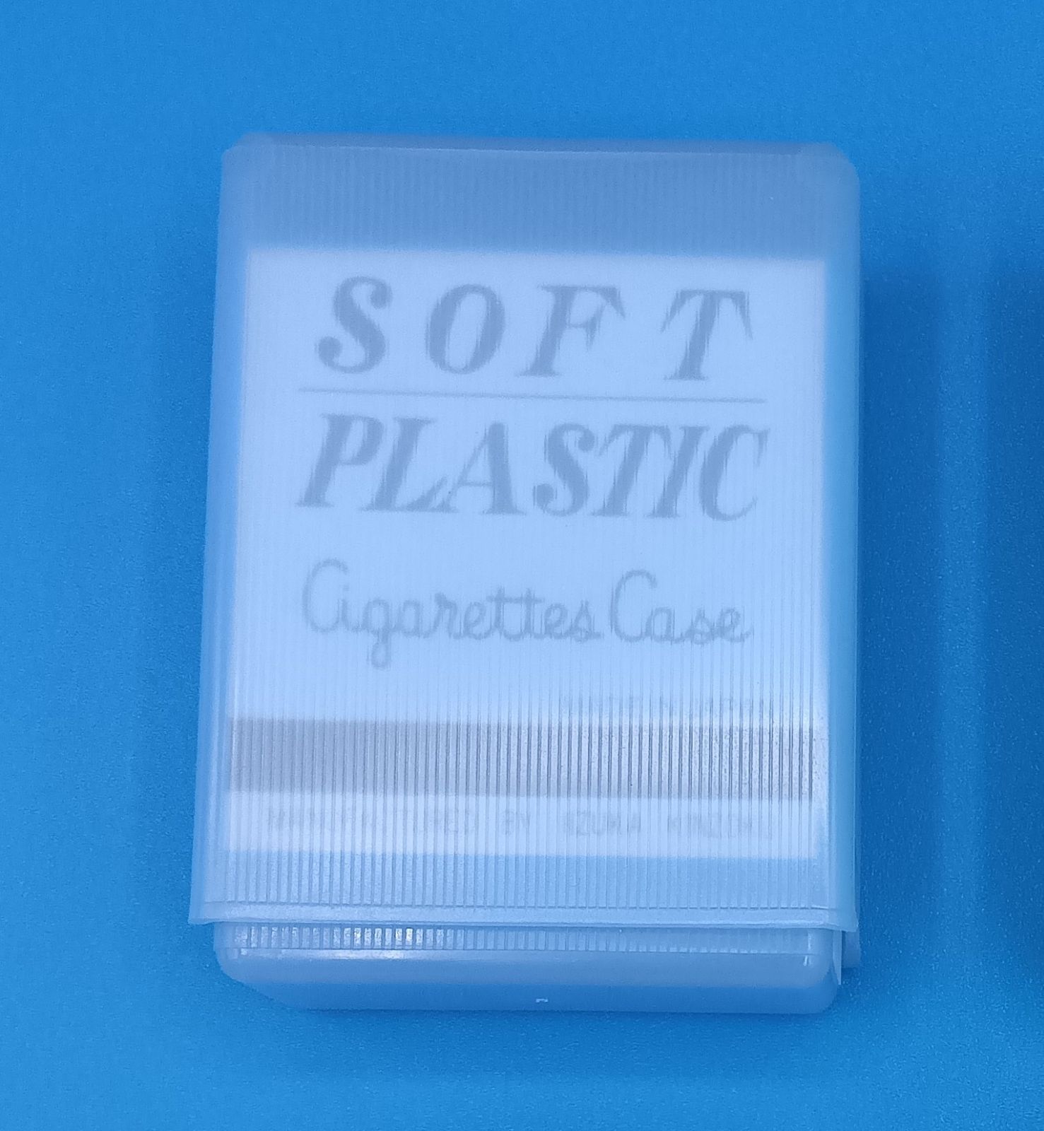 シガレットケース ソフトプラスチック 青 昭和レトロ - メルカリ