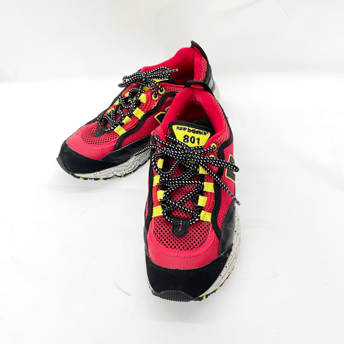〇〇NEW BALANCE ニュー バランス メンズ スニーカー サイズ26.5cm ML801GLE レッド