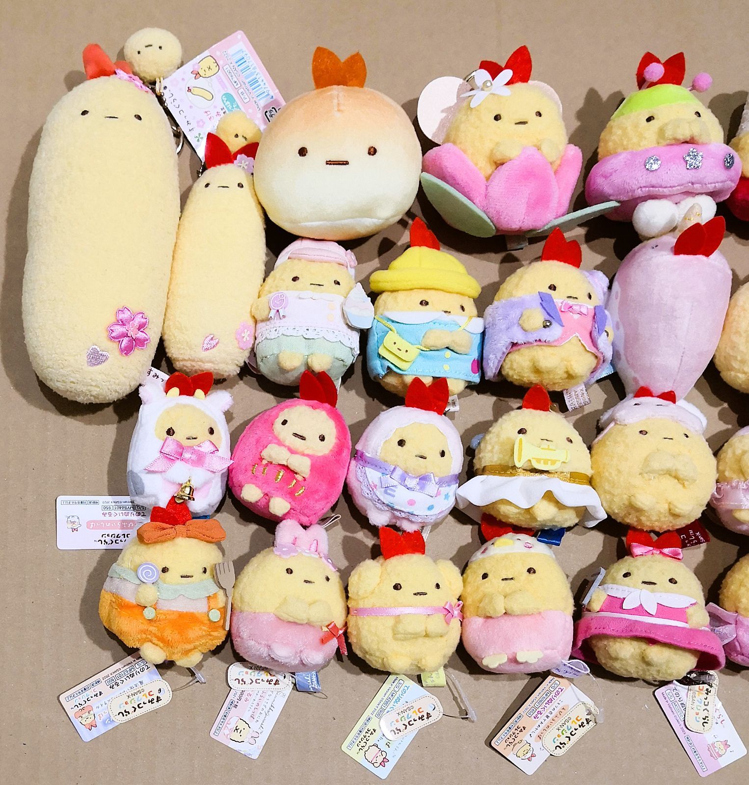 すみっコぐらし　てのりぬいぐるみ　23体まとめ売り SG055 23体セット すみっコぐらし てのりぬいぐるみ えびふらい
