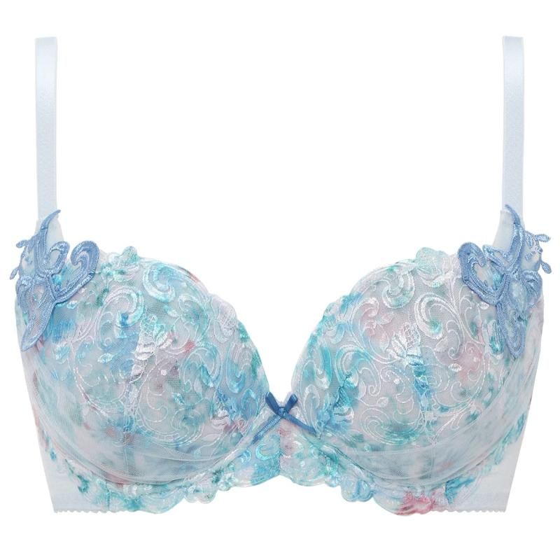 トリンプ レッドレーベル0087 ブラジャー レディース M007 ブルー E70