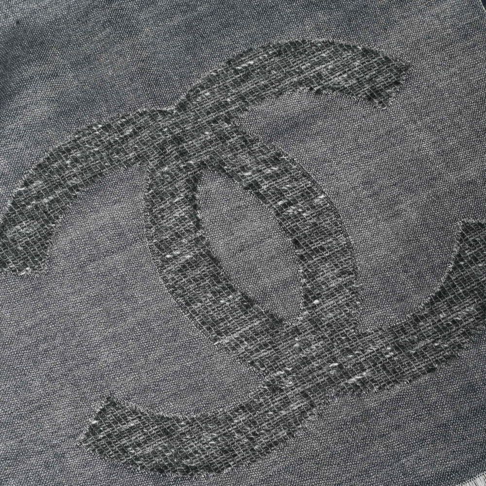 CHANEL カシミヤシルク混 ココマーク ストール マフラー - メルカリ