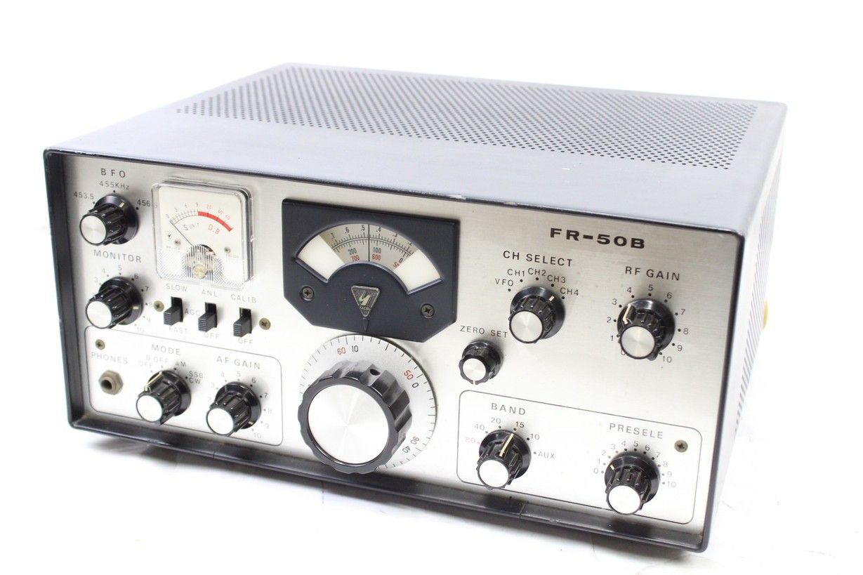 現状品 八重洲 FR-50B 受信機 無線機 YAESU アマチュア ITRWCEMO9M27-B02-byebye 現状品 八重洲 FR-50B 受信機 無線機 YAESU アマチュア