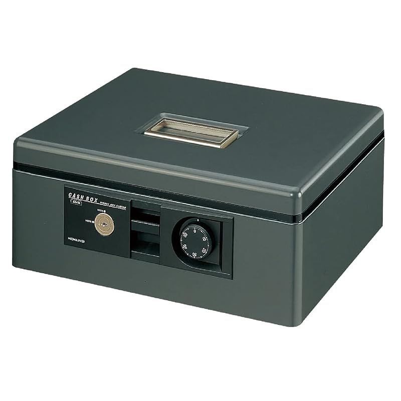 コクヨ KOKUYO 手提げ金庫 ダイヤル付 A4 グレー CB-11DM 0