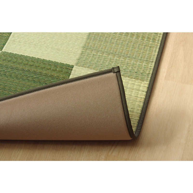 イケヒコ い草ラグカーペット Fブロック2 グリーン NEXPOTALLINN_EU