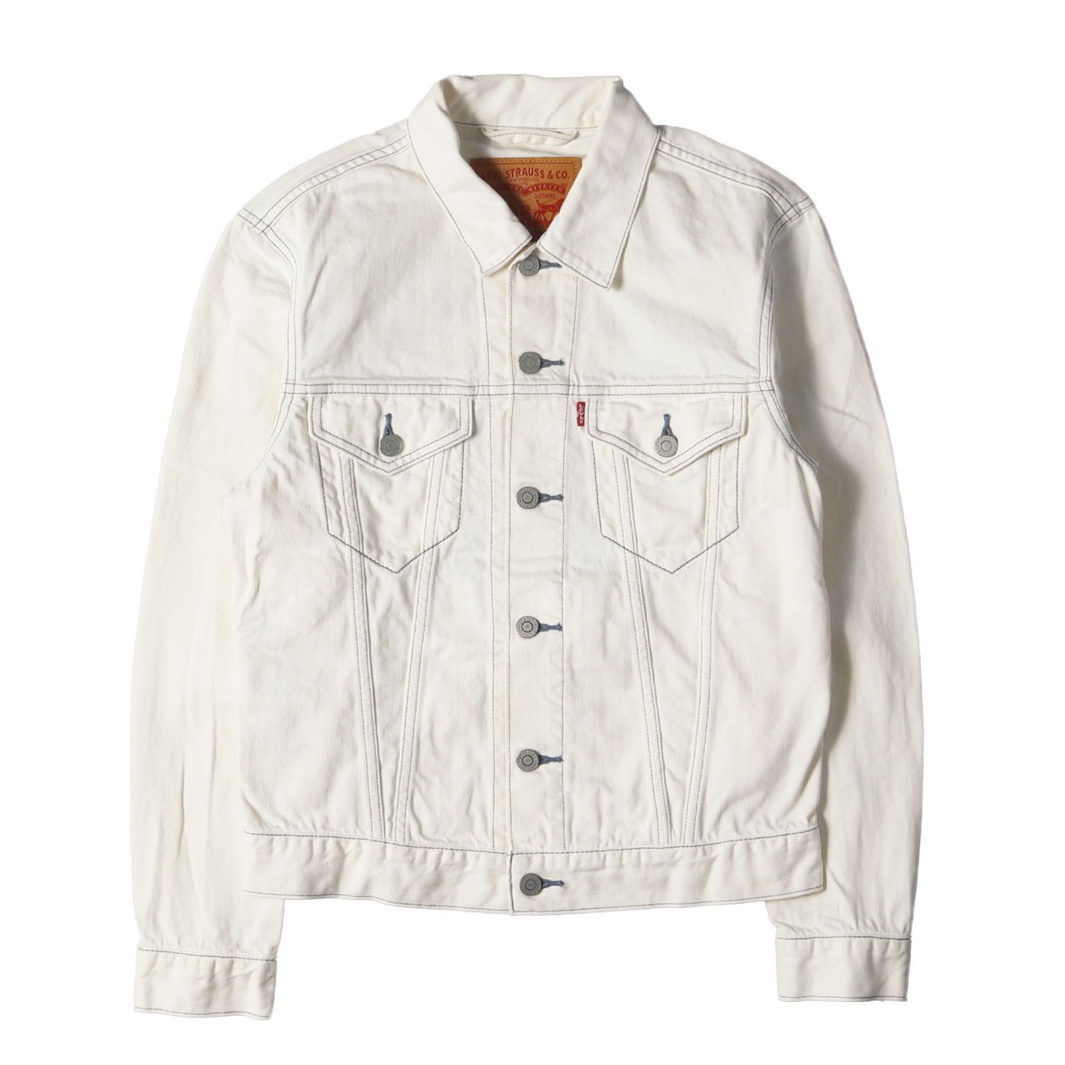 新品　Levi’s リーバイス　白 デニムジャケット サイズS M 新品 Levi's リーバイス 白 デニムジャケット サイズS M 楽天