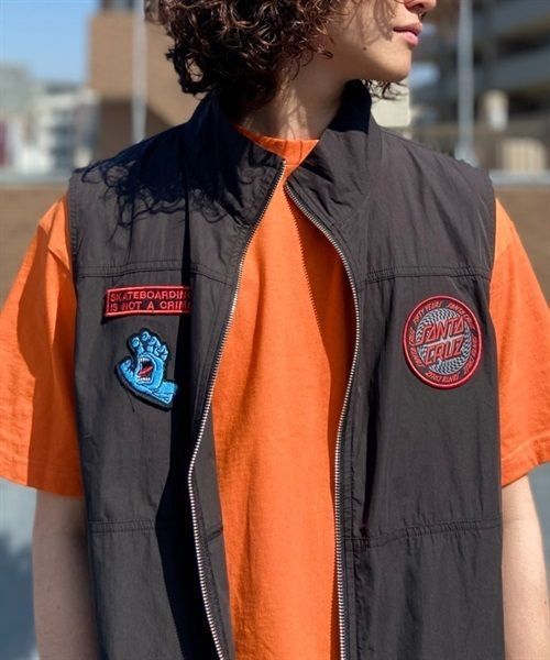 SANTA CRUZ ベスト　ベージュ ムラスポ公式】SANTA CRUZ サンタクルーズ SC SPRING VEST