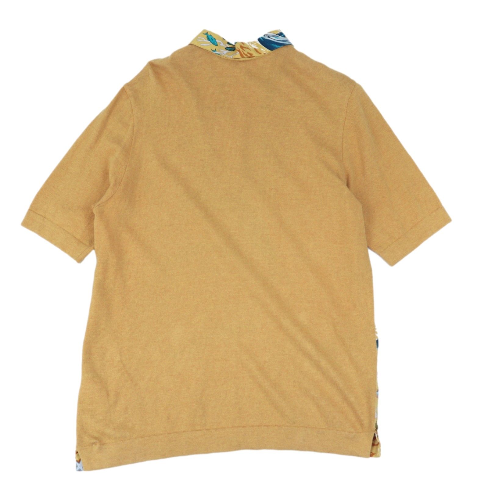 エルメス マルジェラ期 海洋生物 シルク×ニット 半袖シャツ レディース