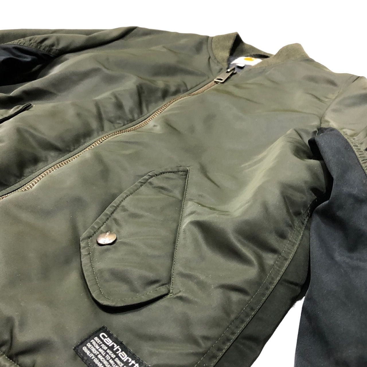 carhartt(カーハート) X ASHTON BOMBER JACKET/フライトジャケット/ボンバー/MA-1 M カーキ/オリーブ  carhartt wip