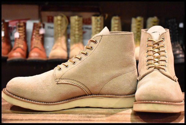 9.5D 10年 レッドウィング 8167 スエード アイリッシュセッター ホーソーンアビレーンラフアウト ブーツ redwing HOPESMORE FI087