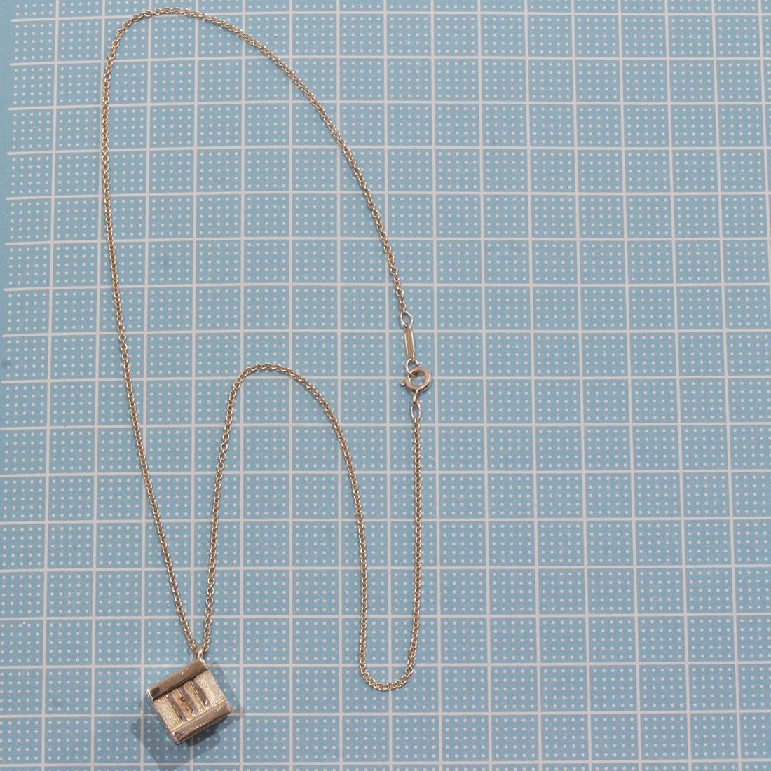 ティファニー ネックレス アトラスキューブ ラージ Ag925 中古