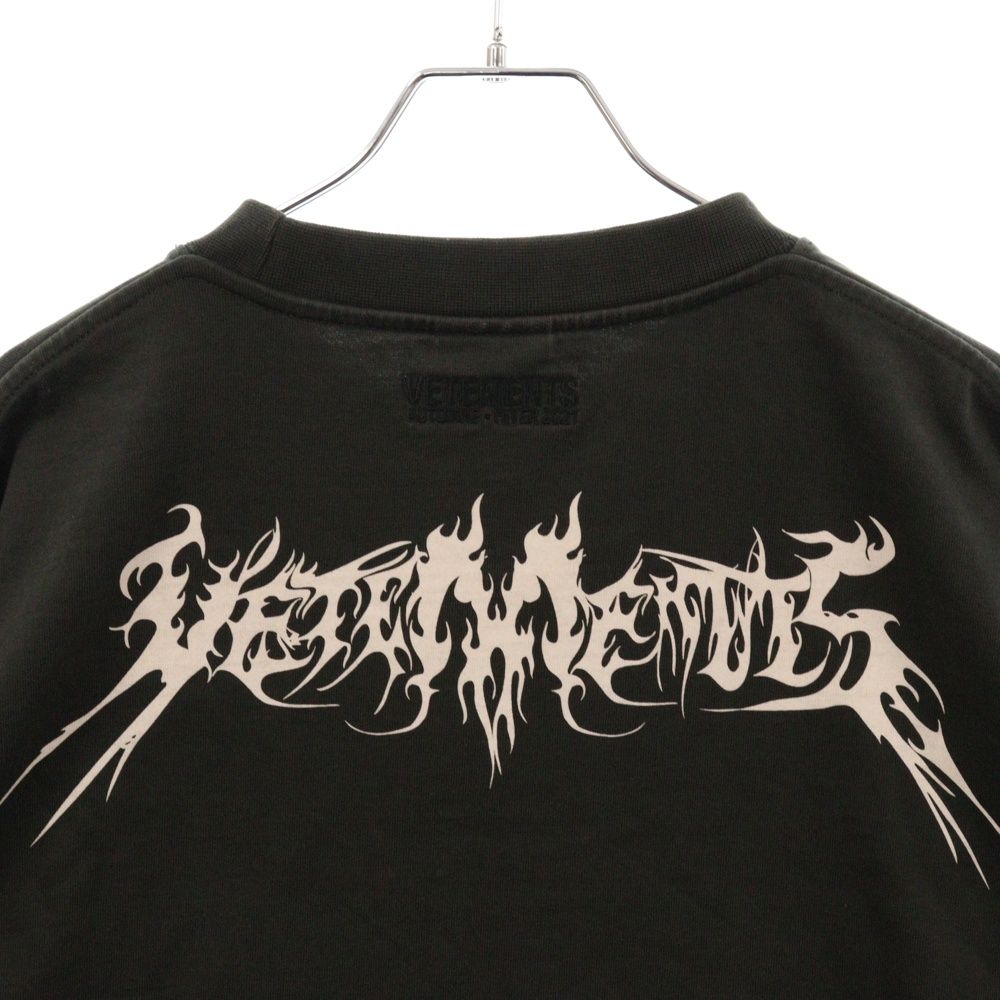 20AW ヴェトモン メタルパッチ オーバーサイズ Tシャツ XL 黒 20AW ヴェトモン メタルパッチ オーバーサイズ Tシャツ XL 黒
