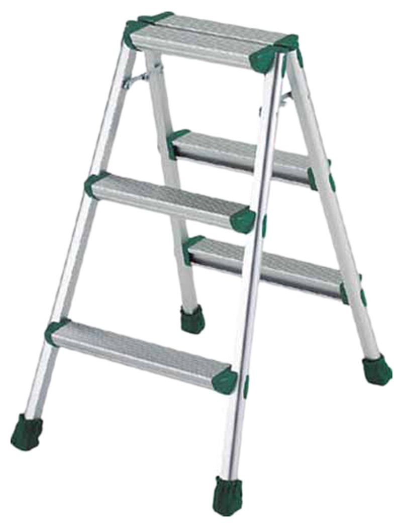 TRUSCO トラスコ アルミ製踏台 軽作業用 脚カバー付 3段 TAF 3