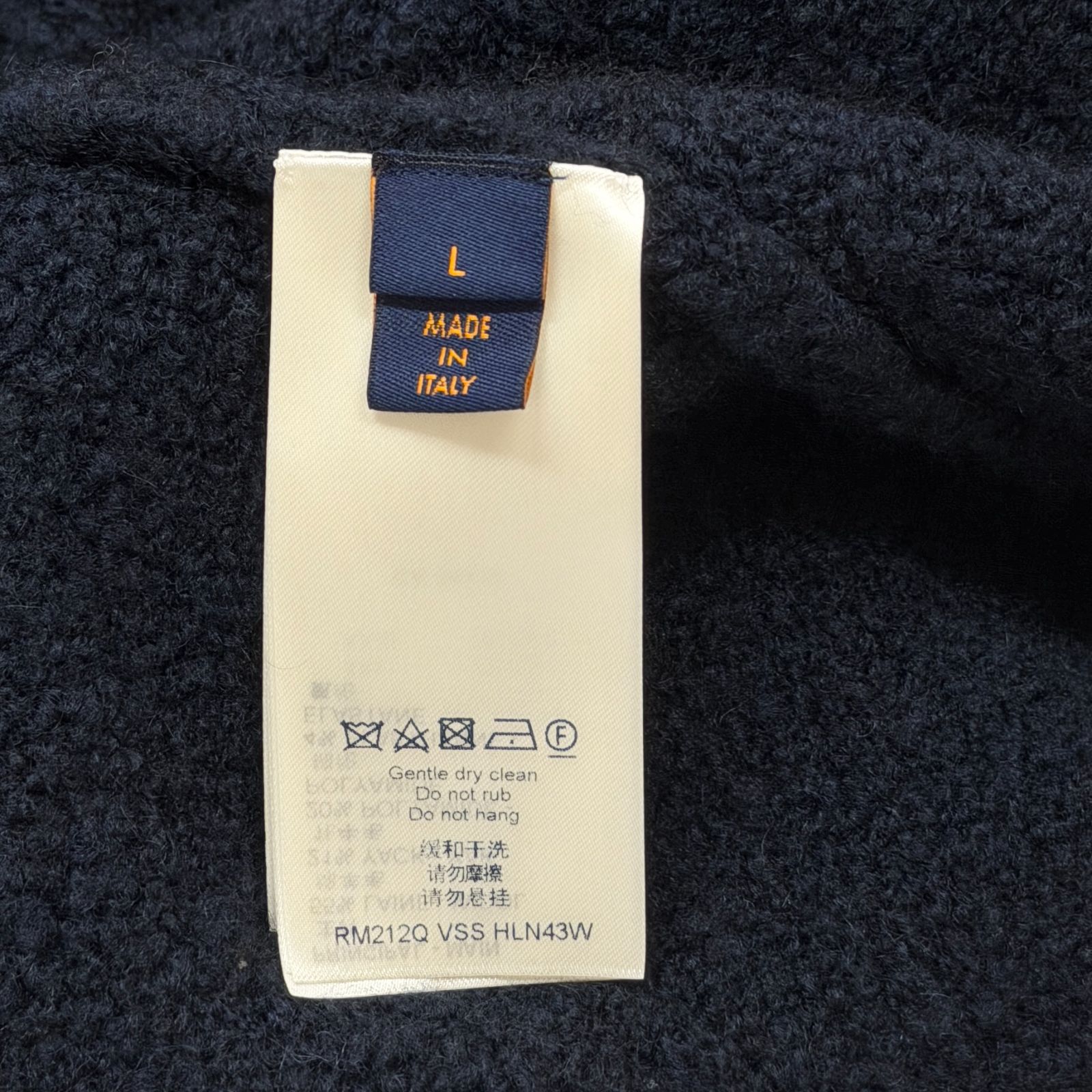 国内正規 LOUIS VUITTON インタルシアクルーネックセーター ロゴニット 