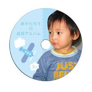 （まとめ）サンワサプライ インクジェットフォト光沢DVD／CDラベル（内径17mm） LB-CDR013N-50